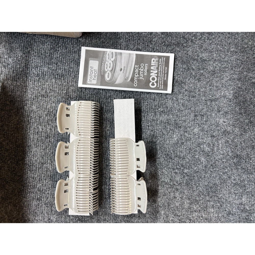NEW 2012 Conair Instant Heat Compact Jumbo Hot Rollers Setter 5 Rollers TS7NR - Picture 5 of 10